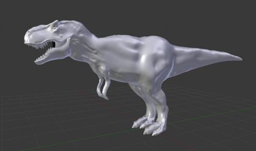 tyrannosaurus rex (sculpt) preview image